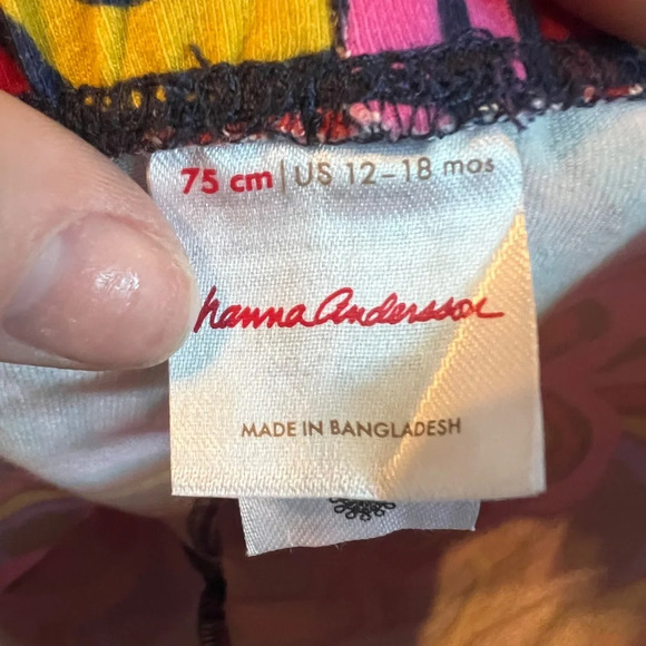 NWOT Hanna Andersson Baby Top & Leggings Set In French Terry 12-18 months set - Picture 5 of 5